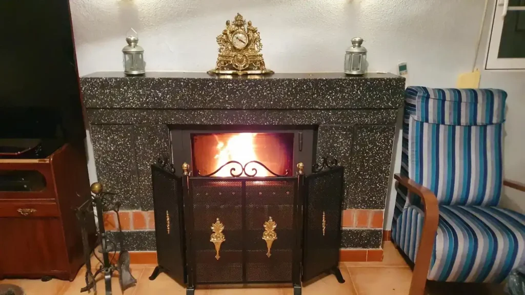 Chimenea casa rural cerca Madrid