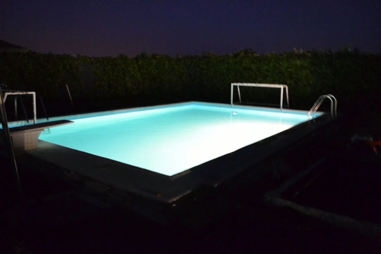 Piscina noche